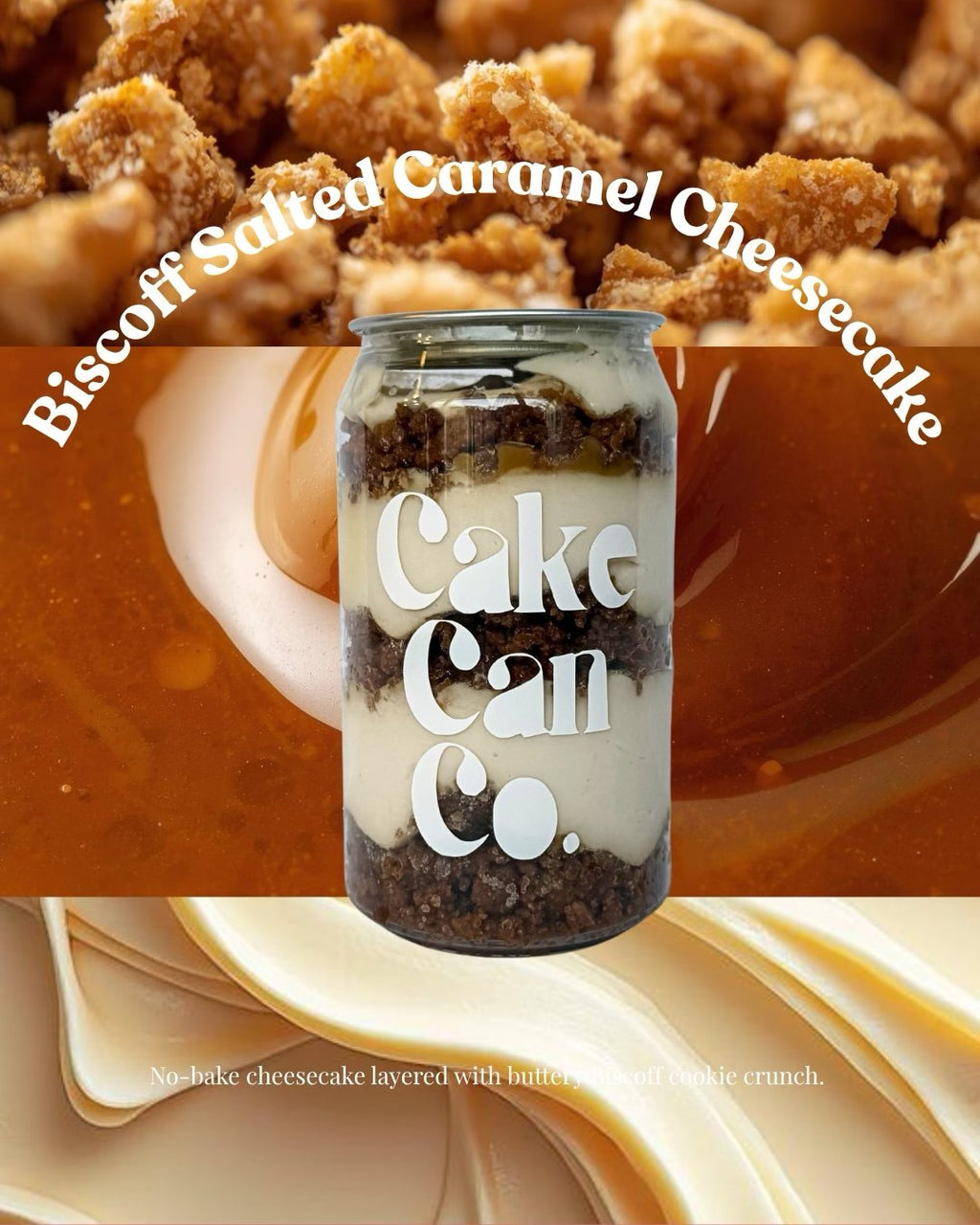 Biscoff Salted Caramel Cheesecake
